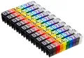 Produktbild: Delock Kabelmarker Clips 0-9 farbig 100-teilig