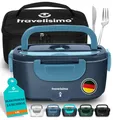 Produktbild: Elektrische Lunchbox 100W Essen Warmhalten Behälter, 1,5L Wärmebox Essen 3in1...