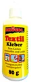 Produktbild: TEXTIL KLEBER 80g Textilkleber Textilleim Stoffkleber Gewebekleber Gewebe Leim