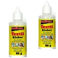 Produktbild: 2x 80ml TEXTIL KLEBER Textilkleber Textilklebstoff Stoffkleber Gewebekleber