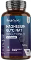 Produktbild: Magnesium 180Kapseln - Bisglycinat 1420mg - Vitamin B6 - Stoffwechsel, Müdigkeit