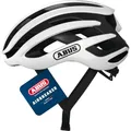 Produktbild: ABUS Rennradhelm AirBreaker - High-End Fahrradhelm für den professionellen Radsport - für Jugendliche und Erwachsene - Helm für Damen und Herren - Weiß, Größe S