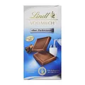 Produktbild: Lindt Vollmilch Schokolade ohne Zuckerzusatz (feinste Chocolade, zuckerfrei und ohne Gluten) 4er Pack (4 x 100g)