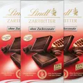Produktbild: Lindt 3 x 100g Zartbitter ohne Zuckerzusatz & Glutenfrei | 300g