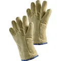 Produktbild: Hitzeschutzhandschuhe 5-Fingerhandschuh 10 gelb Aramidgewebe m.Baumwollschlinge