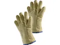 Produktbild: JUTEC H115B130 Hitzeschutzhandschuhe  5-Fingerhandschuh 10 gelb Aramidgewebe mit