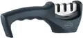 Produktbild: RÖSLE Messerschärfer, 3 Stufen, Schleifkopf wechselbar, stabiler Stand, ergonomischer Griff