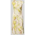 Produktbild: comma Etuikleid mit Allover-Muster in GELB, Größe 44
