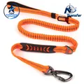 Produktbild: Hundeleine Bungee Elastisch Verstellbar Reflektierend Anti-Pull Orange 1,5m