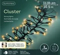Produktbild: Lumineo Lichterkette Cluster 1128 LED 10,5 m warm weiß / klassisch warm