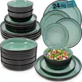 Produktbild: SÄNGER Steingut Geschirrset Fiji, Tafelservice 24 teilig für 6 Personen