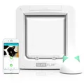 Produktbild: SureFlap Set Mikrochip Haustierklappe Connect & HUB Handy App gesteuerte Klappe