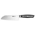 Produktbild: Fissler Santokumesser, Silber, Schwarz, Kunststoff, 30 cm, kratzfest, Kochen, Küchenmesser, Santokumesser