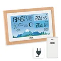 Produktbild: Wetterstation Funk mit Außensensor | Innen und Außentemperatur mit Wettervorh...