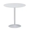 Produktbild: FineBuy Esstisch Rund 75x75x74 cm Kleiner Küchentisch Weiß Hochglanz, Runder Esszimmertisch 2 Personen, Moderner Frühstückstisch Küche, Tisch Esszimmer Klein