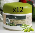 Produktbild: 12x50ml Herbamedicus Gesichtscreme Gesicht Creme Tag Nacht Olive Hyaluron VEGAN