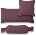 Produktbild: Estella Kuschelkissenbezug aubergine 40x40 cm