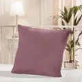 Produktbild: Estella Kuschelkissenbezug Mako-Feinjersey aubergine Größe 40x40 cm