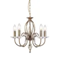 Produktbild: Elstead LIGHTING Kronleuchter, Leuchtmittel nicht inklusive, Kronleuchter Hängelampe Deckenleuchte Messing D 48 cm Luster
