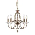 Produktbild: Kronleuchter Hängelampe Deckenleuchte Messing D 48 cm Luster Esszimmerlampe
