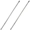Produktbild: 2x Besenstiel Teleskopstiel 80 cm - 140 cm Teleskop Besenstiele Stiel für Besen