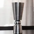 Produktbild: Aluminium Vase, Pokal, Wickel-Optik, Vase, Deko-Flasche, Dekoration
