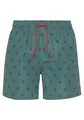 Produktbild: s.Oliver Badeshorts mit Palmen-Design, Gr. S - N-Gr, petrol-hummer N-Gr