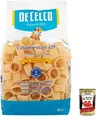 Produktbild: 8x Pasta De Cecco Le specialita' 100% Italienisch Calamarata n. 129 Nudeln 500g + Italian Gourmet Polpa 400g