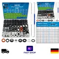 Produktbild: Silikon-Dichtung Kit | 18 Größen O-Ring | 132 Stück Schlauchadapter