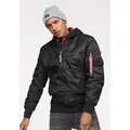 Produktbild: Alpha Industries Bomberjacke MA-1 VF59 LONG gefüttert schwarz M (48/50)