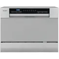 Produktbild: EXQUISIT Tischgeschirrspüler GSP206-030D, 43,8 x 56 cm, Silber