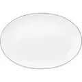 Produktbild: Seltmann Weiden Lido Black Line Servierplatte oval 35 x 24 cm