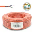 Produktbild: Cat 7 Netzwerkkabel Verlegekabel 1000 MHz S-FTP orange Halogenfrei,100 meter