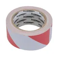 Produktbild: Fixmann Absperrband Klebeband rot/weiß 50mm x 30m Markierband Konturband