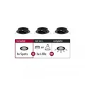 Produktbild: Paulmann 92487 EBL Choose 3er Spot schwenkbar max 3x10W 230V 51mm Schwarz matt Alu