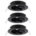Produktbild: Paulmann 92487 EBL Choose Einbauring 3er Set 10 W Schwarz (matt)