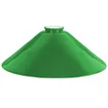 Produktbild: Schusterschirm Lampenglas Ersatzglas Ø 300mm Grün, Leuchtenglas rund Schusterglas Opalglas Glasschirm mit Kragen
