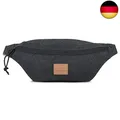 Produktbild: Johnny Urban Bauchtasche Damen & Herren Anthrazit Toni Gürteltasche aus