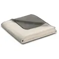 Produktbild: Biederlack Kuscheldecke Melange 150 x 200 cm Mischgewebe Natur / Silber