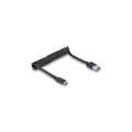 Produktbild: USB 3.1 Gen 2 Spiralkabel Typ-A Stecker zu Type-C Stecker