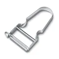 Produktbild: Victorinox Sparschäler STAR, Kartoffelschäler, Zweischneidig mit Pendelklinge, Extra Scharf, Metallgriff, Swiss Made