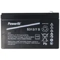 Produktbild: Exide Powerfit S312/7 S Blei Akku, Anschluss 4,8, VDS Zulassung