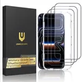 Produktbild: Panzer Schutz Glas für iPhone 17 Pro, 3 Stück Härtegrad 9H Bruchsicheres Schu...