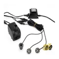 Produktbild: Springbrunnenpumpe mit 3 LED Ringen 1500 L H 2 Meter K