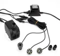 Produktbild: Springbrunnenpumpe Gartenbrunnen mit Beleuchtung 3 x Weiß LED Ring Set SP3