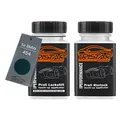 Produktbild: TRISTARcolor Autolack Lackstift Set für BMW 454 Tannengrün Metallic Basislack Klarlack je 50ml