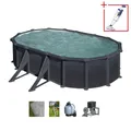 Produktbild: Gre Ovalpool GRANADA (Komplett-Set, 5-tlg), Maße inkl. Stützen 500 x 500 x 132 cm