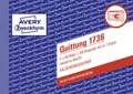 Produktbild: Avery Zweckform® 1736 1736 Quittung inkl. MwSt. - A6 quer, MP, SD, fälschungssic