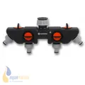 Produktbild: GARDENA 8194-20 Verteiler 4 Wege bewässerung Wasserhan regulierbar DN 20 und 25