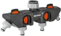 Produktbild: Gardena 8194-20 4-Wege-Verteiler Anschluss Wasserhahn Bewässerung Garten Zubehör